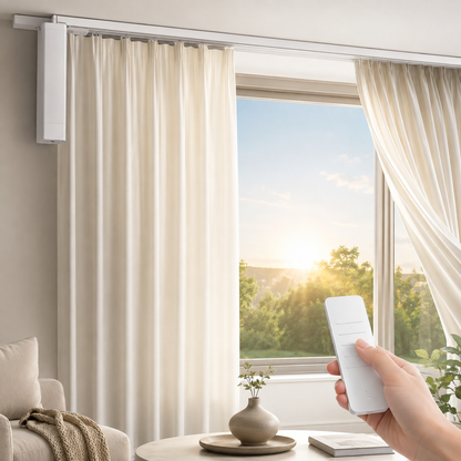 Smart Curtain Opener with Alexa & Google Home