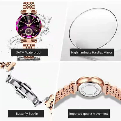 POEDAGAR Luxury Watch For Women Waterproof Casual Quartz Ladies Wristwatch High Quality Elegant Women's Watches Female Reloj+Box
