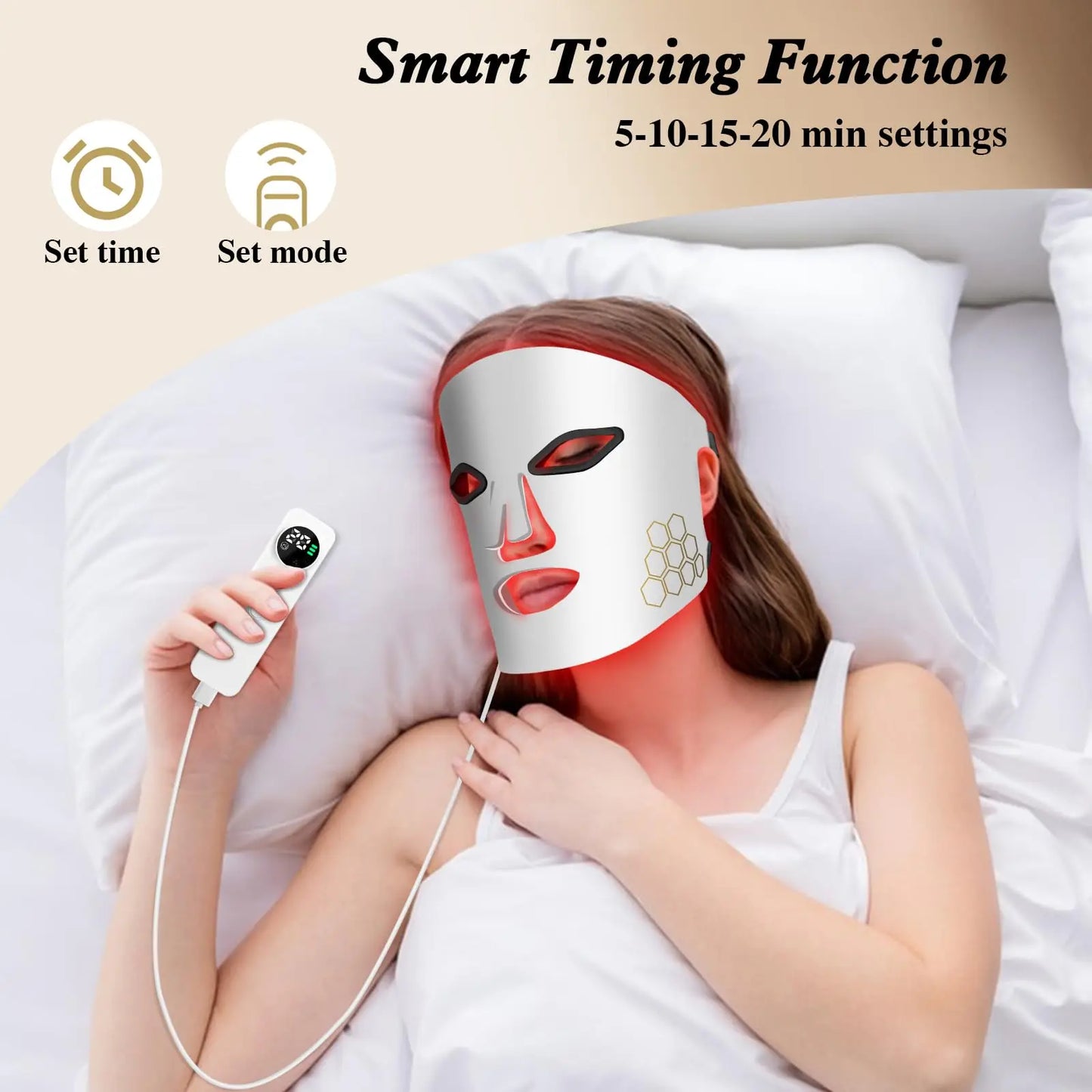 GlowPulse LED Light Therapy Mask
