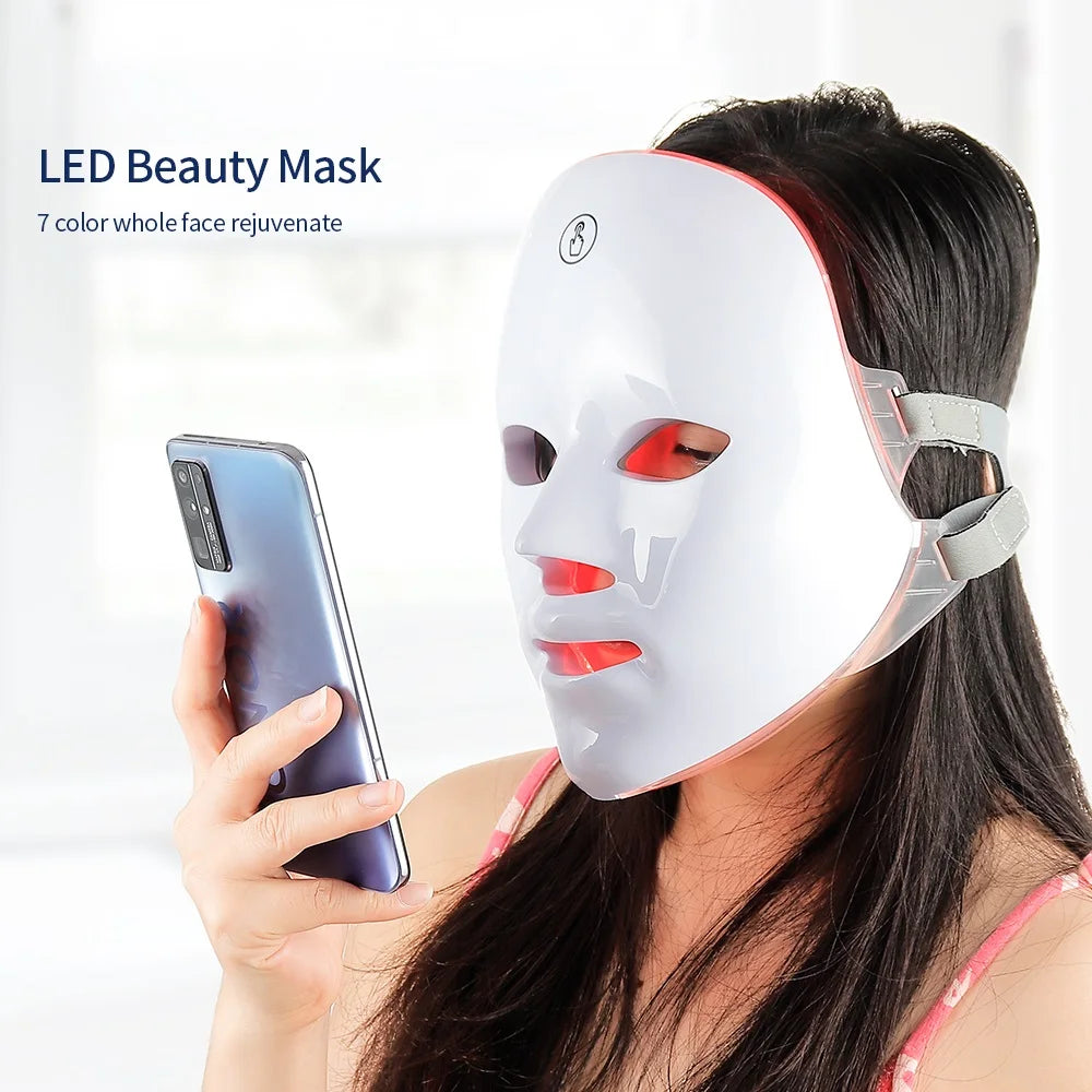 GlowPulse LED Face & Neck Mask