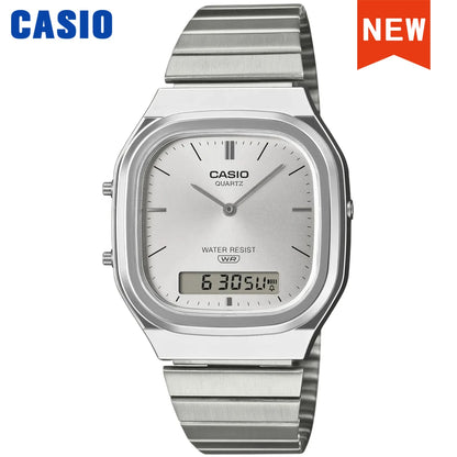 Casio Watch AQ-240E Series Unisex Retro Dual-Display Square Wrist Watch Relogio Masculino New for 2026