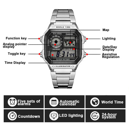 Casio AE1200WH Men's Digital Watch