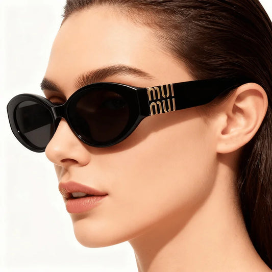Oval Minimalist Sunglasses